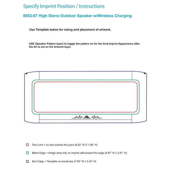 High Sierra Outdoor Speaker & Wireless PowerBank - High Sierra Outdoor Speaker & Wireless PowerBank - Image 3 of 13