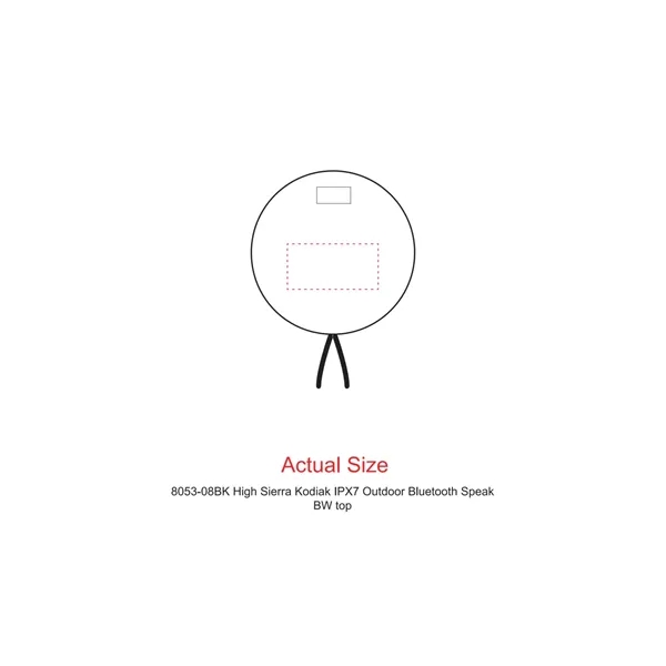 High Sierra Kodiak IPX7 Outdoor Bluetooth Speaker - High Sierra Kodiak IPX7 Outdoor Bluetooth Speaker - Image 1 of 12