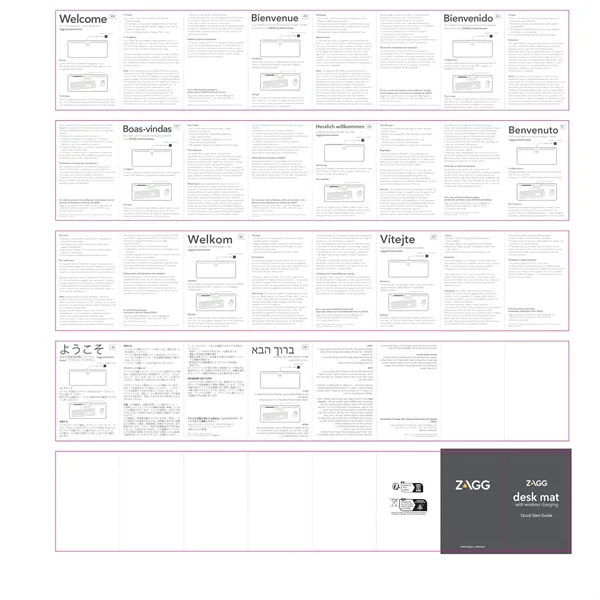 Zagg Desk Mat with Wireless Charging - Zagg Desk Mat with Wireless Charging - Image 1 of 18