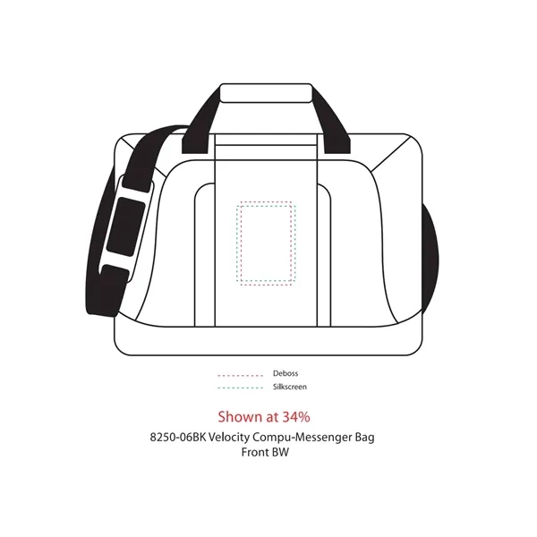 Velocity 17" Computer Briefcase - Velocity 17" Computer Briefcase - Image 1 of 3