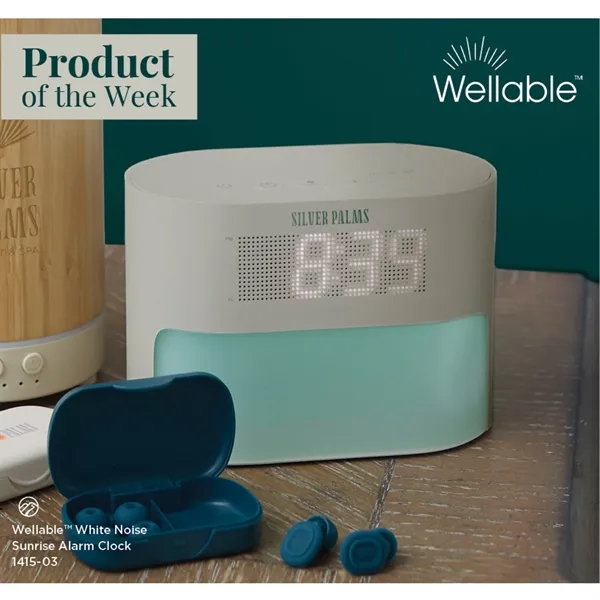 Wellable™ White Noise Sunrise Alarm Clock