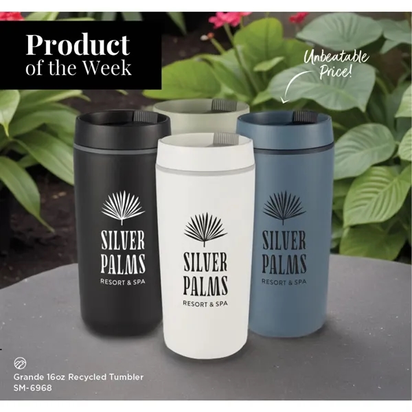 Grande 16oz Recycled Tumbler - Grande 16oz Recycled Tumbler - Image 3 of 15