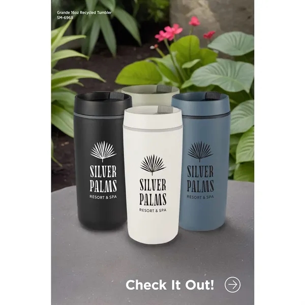 Grande 16oz Recycled Tumbler - Grande 16oz Recycled Tumbler - Image 7 of 15