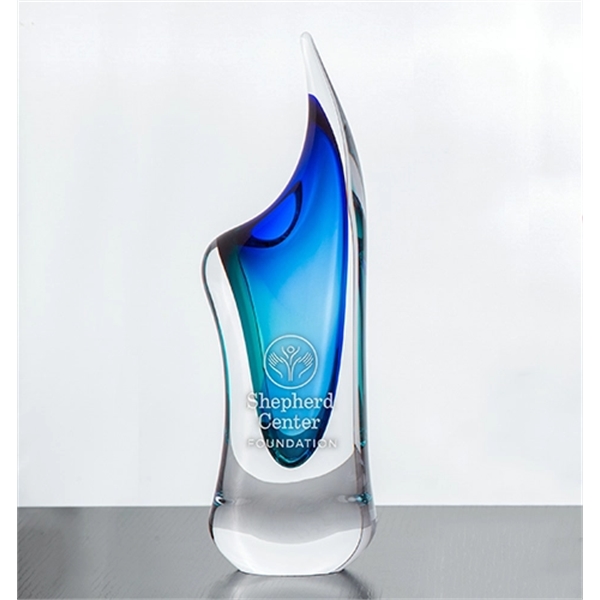 Voltaire Art Vase, Blue/Turquoise - Voltaire Art Vase, Blue/Turquoise - Image 0 of 1