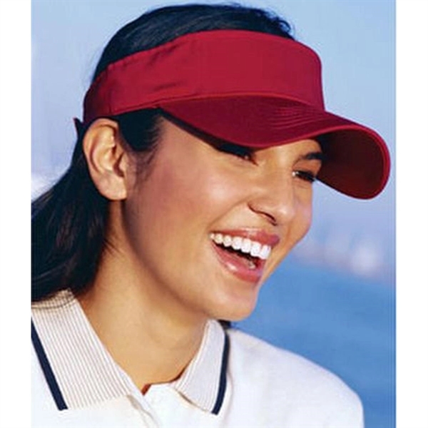 Big Accessories Cotton Twill Visor - Dark/All - Big Accessories Cotton Twill Visor - Dark/All - Image 0 of 6