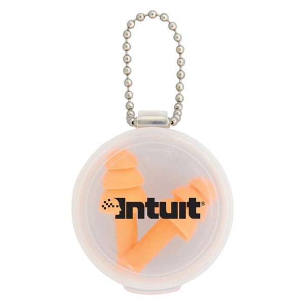 Silicone Earplug Keychain - Silicone Earplug Keychain - Image 1 of 6