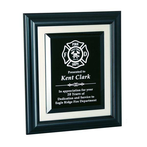 Framed Crystal Honor Plaques - Framed Crystal Honor Plaques - Image 2 of 2