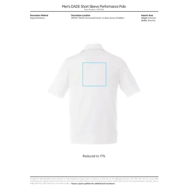 Men's DADE Short Sleeve Polo - Men's DADE Short Sleeve Polo - Image 1 of 106
