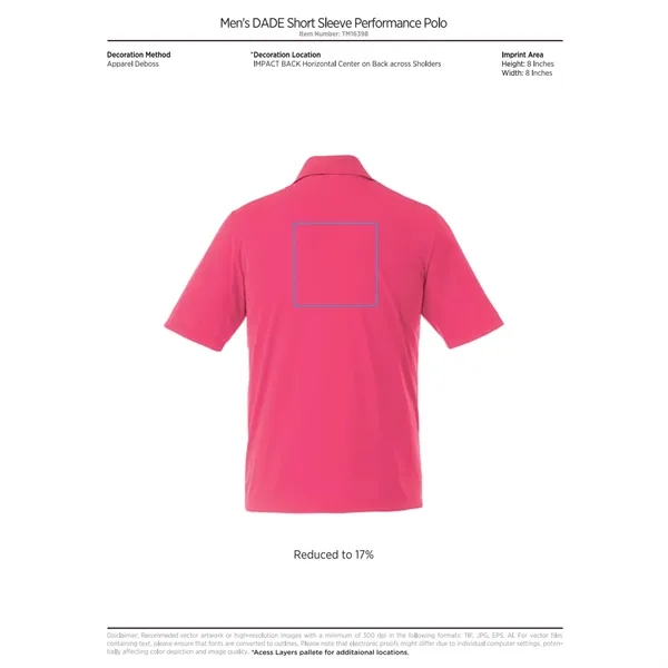 Men's DADE Short Sleeve Polo - Men's DADE Short Sleeve Polo - Image 9 of 106