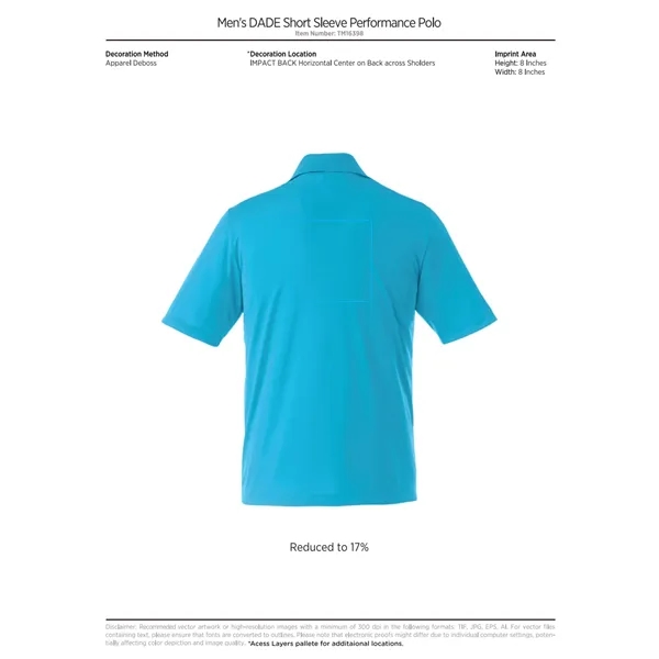 Men's DADE Short Sleeve Polo - Men's DADE Short Sleeve Polo - Image 15 of 106
