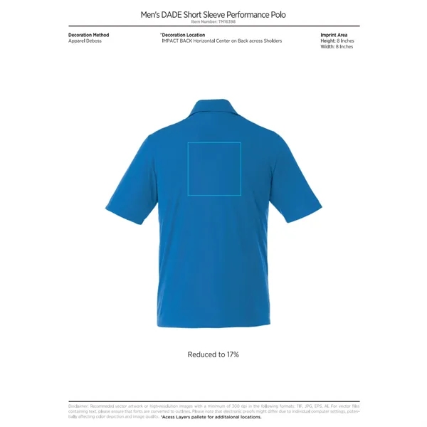 Men's DADE Short Sleeve Polo - Men's DADE Short Sleeve Polo - Image 17 of 106