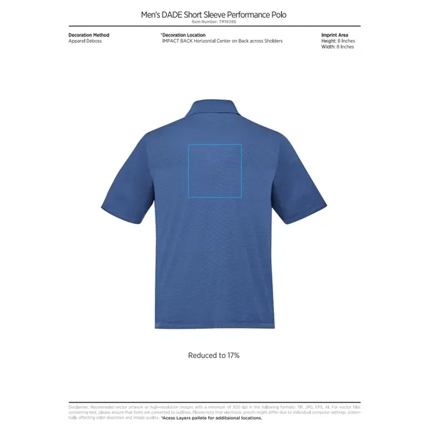 Men's DADE Short Sleeve Polo - Men's DADE Short Sleeve Polo - Image 19 of 106