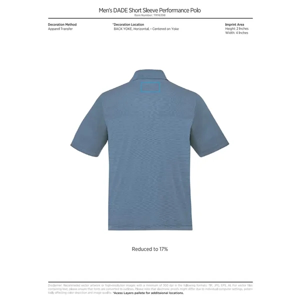 Men's DADE Short Sleeve Polo - Men's DADE Short Sleeve Polo - Image 23 of 106