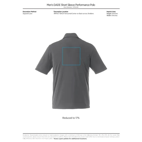 Men's DADE Short Sleeve Polo - Men's DADE Short Sleeve Polo - Image 33 of 106