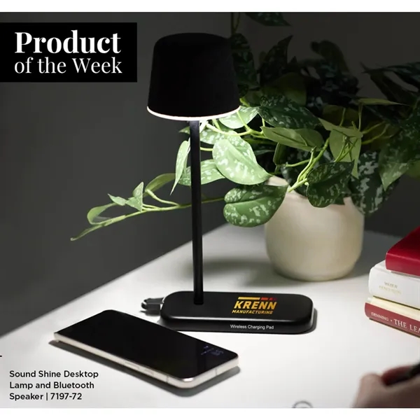 Sound Shine Desktop Lamp and Bluetooth Speaker - Sound Shine Desktop Lamp and Bluetooth Speaker - Image 3 of 17