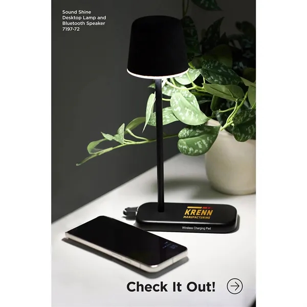Sound Shine Desktop Lamp and Bluetooth Speaker - Sound Shine Desktop Lamp and Bluetooth Speaker - Image 7 of 17