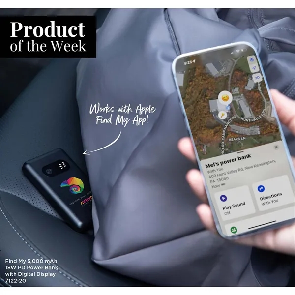 Find My 5000 mAh 18W PD Power Bank/Digital Display - Find My 5000 mAh 18W PD Power Bank/Digital Display - Image 3 of 19