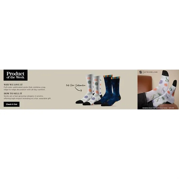 Strideline Saver Full Sublimation Socks - Strideline Saver Full Sublimation Socks - Image 1 of 6