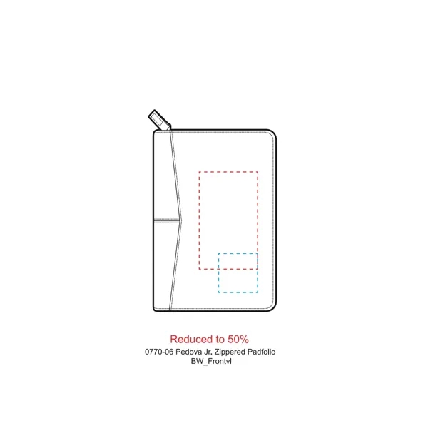 FSC® Mix Pedova™ Jr. Zippered Padfolio - FSC® Mix Pedova™ Jr. Zippered Padfolio - Image 1 of 11