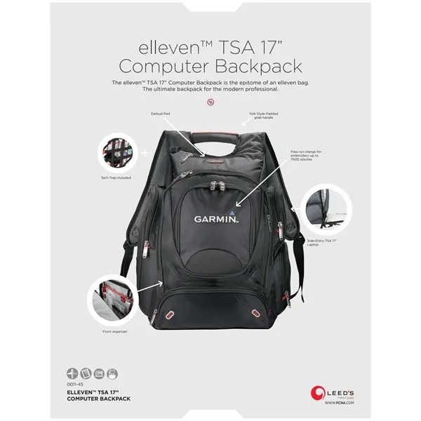 elleven™ TSA 17" Computer Backpack - elleven™ TSA 17" Computer Backpack - Image 1 of 31