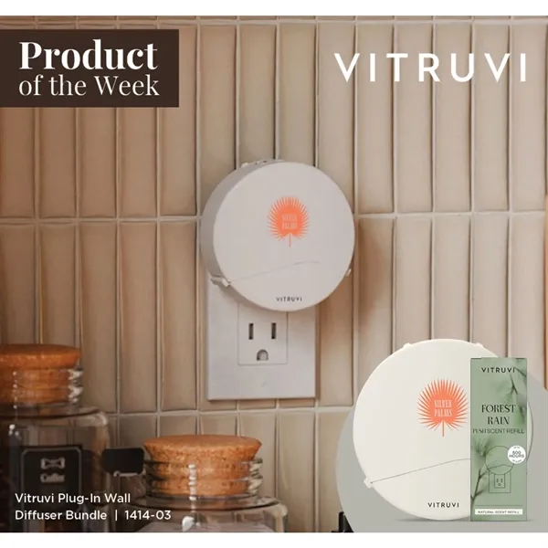 Vitruvi Plug-In Wall Diffuser + 1 Oil Bundle - Vitruvi Plug-In Wall Diffuser + 1 Oil Bundle - Image 3 of 17