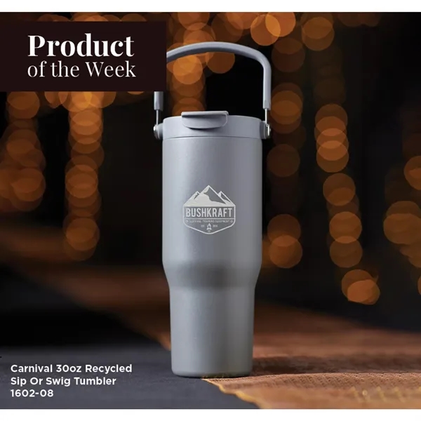 Carnival Recycled Sip Or Swig Tumbler 30oz - Carnival Recycled Sip Or Swig Tumbler 30oz - Image 3 of 27