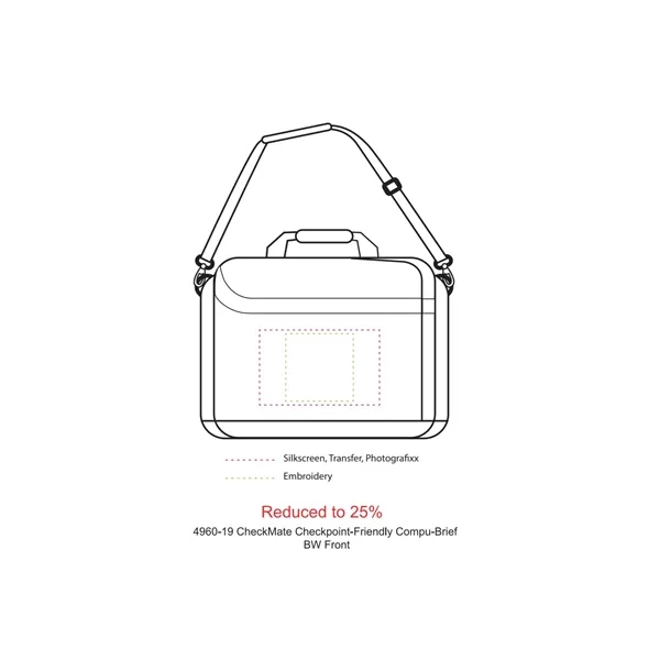 CheckMate® TSA 15" Computer Briefcase - CheckMate® TSA 15" Computer Briefcase - Image 1 of 10