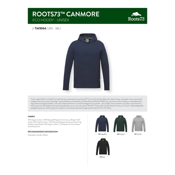 Roots73 CANMORE Eco Hoody - Unisex - Roots73 CANMORE Eco Hoody - Unisex - Image 1 of 25