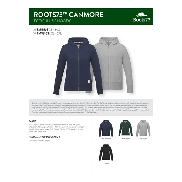 Roots73 CANMORE Eco Full Zip Hoody - Women's - Roots73 CANMORE Eco Full Zip Hoody - Women's - Image 1 of 21