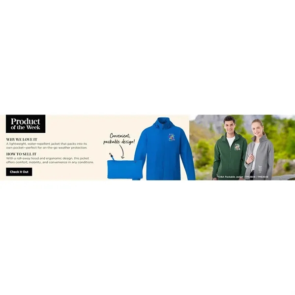 Women's TOBA Packable Jacket - Women's TOBA Packable Jacket - Image 1 of 38