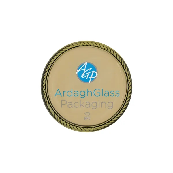 NFC Challenge Coin w/ Rope Border (1.75") - NFC Challenge Coin w/ Rope Border (1.75") - Image 1 of 6