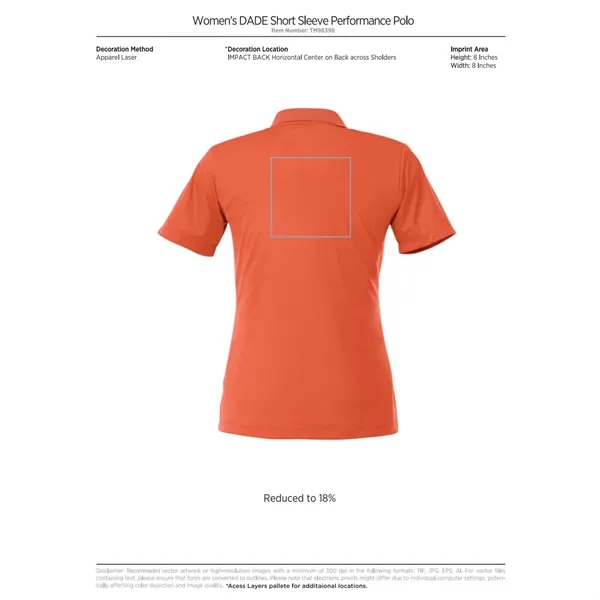 Women's DADE Short Sleeve Polo - Women's DADE Short Sleeve Polo - Image 7 of 103