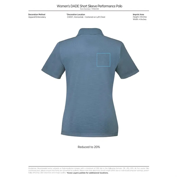 Women's DADE Short Sleeve Polo - Women's DADE Short Sleeve Polo - Image 23 of 103