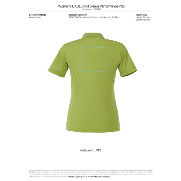 Women's DADE Short Sleeve Polo - Women's DADE Short Sleeve Polo - Image 31 of 103