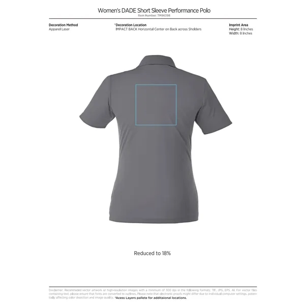 Women's DADE Short Sleeve Polo - Women's DADE Short Sleeve Polo - Image 33 of 103