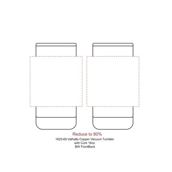 Valhalla Copper Vacuum Insulated Tumbler 16oz - Valhalla Copper Vacuum Insulated Tumbler 16oz - Image 1 of 6