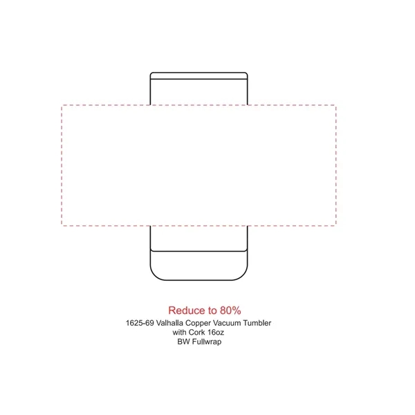 Valhalla Copper Vacuum Insulated Tumbler 16oz - Valhalla Copper Vacuum Insulated Tumbler 16oz - Image 3 of 6