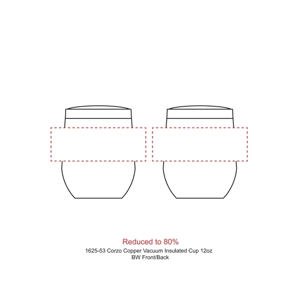 Corzo Copper Vacuum Insulated Cup 12oz - Corzo Copper Vacuum Insulated Cup 12oz - Image 3 of 29