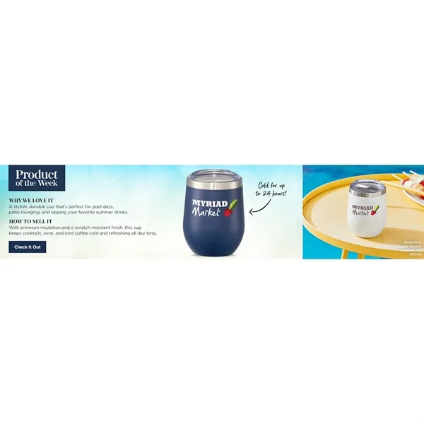 Corzo Copper Vacuum Insulated Cup 12oz - Corzo Copper Vacuum Insulated Cup 12oz - Image 11 of 29