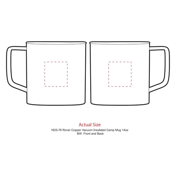 Rover Copper Vac Camp Mug 14oz - Powder coated - Rover Copper Vac Camp Mug 14oz - Powder coated - Image 3 of 13