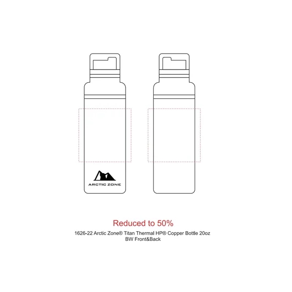 Arctic Zone® Titan Thermal HP® Copper Bottle 20oz - Arctic Zone® Titan Thermal HP® Copper Bottle 20oz - Image 1 of 5