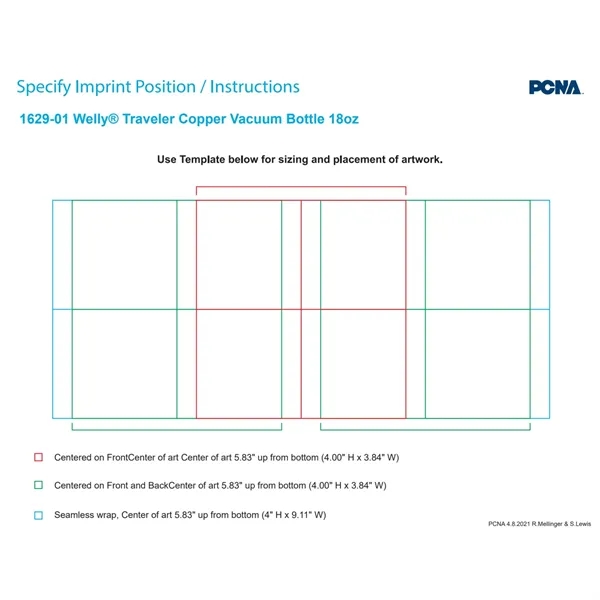 Welly® Traveler Copper Vacuum Bottle 18oz - Welly® Traveler Copper Vacuum Bottle 18oz - Image 1 of 14