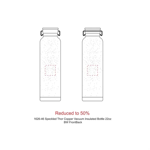 Speckled Thor Copper Vacuum Insulated Bottle 22oz - Speckled Thor Copper Vacuum Insulated Bottle 22oz - Image 3 of 9