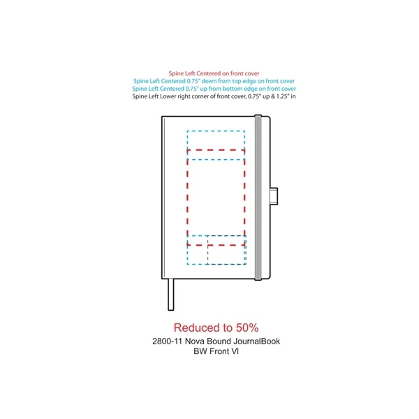 FSC® Mix 5.5" x 8.5" Nova Bound Journal - FSC® Mix 5.5" x 8.5" Nova Bound Journal - Image 1 of 16