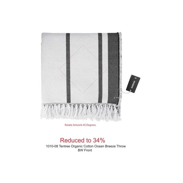 Tentree Organic Cotton Ocean Breeze Throw - Tentree Organic Cotton Ocean Breeze Throw - Image 1 of 6