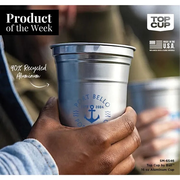 Top Cup Aluminum Cup 16oz. - Top Cup Aluminum Cup 16oz. - Image 3 of 8