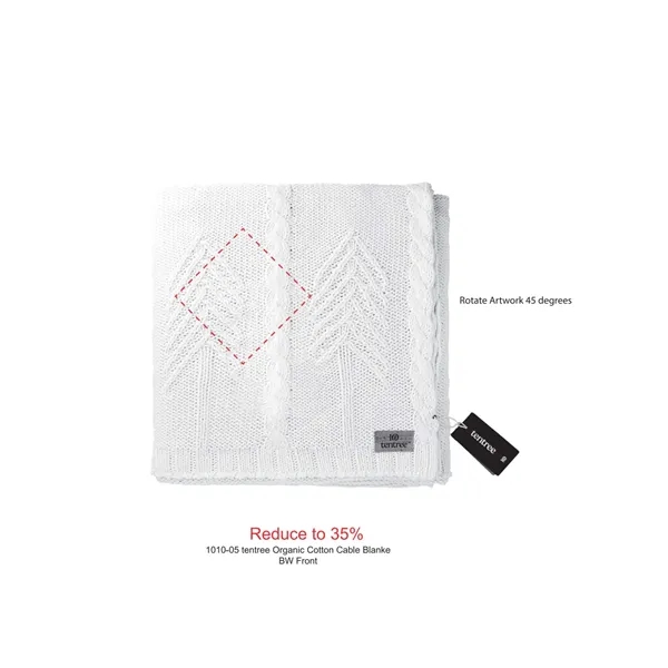 tentree Organic Cotton Cable Blanket - tentree Organic Cotton Cable Blanket - Image 3 of 5