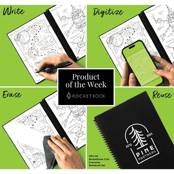 Rocketbook Core Executive Notebook Set - Rocketbook Core Executive Notebook Set - Image 3 of 31