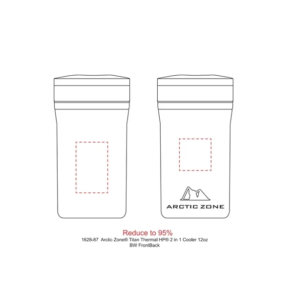 Arctic Zone® Titan Thermal HP® 2 in 1 Cooler 12oz - Arctic Zone® Titan Thermal HP® 2 in 1 Cooler 12oz - Image 3 of 23
