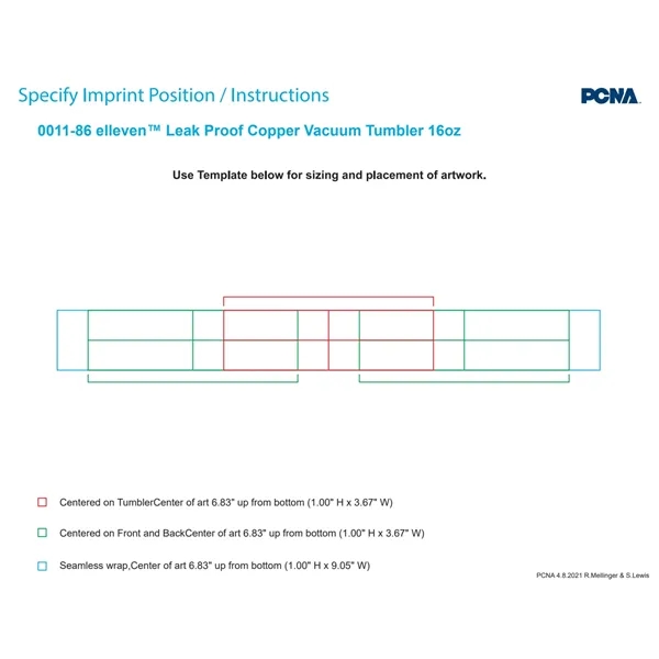 elleven™ Leak Proof Copper Vacuum Tumbler 16oz - elleven™ Leak Proof Copper Vacuum Tumbler 16oz - Image 3 of 11